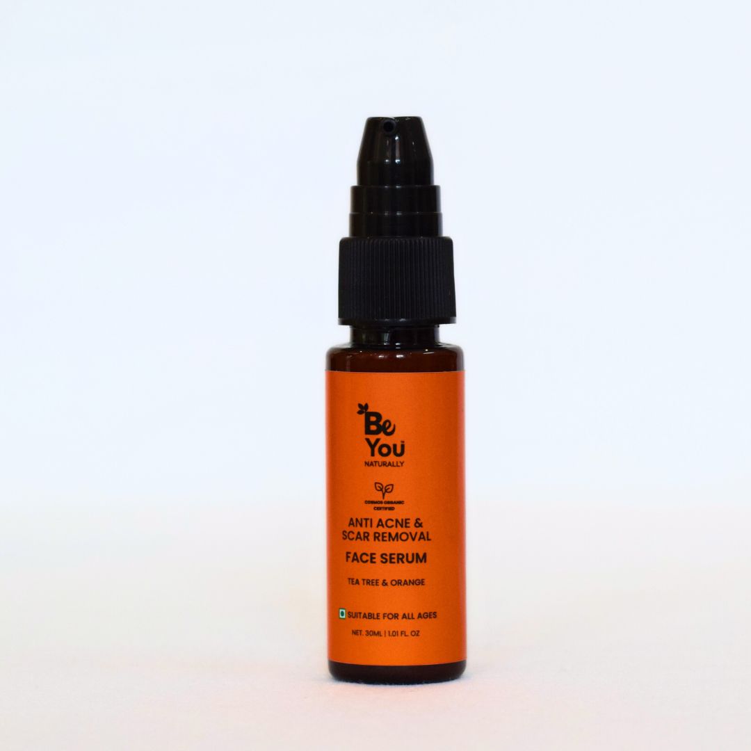 Anti Acne & Scar Removal Face Serum with Tea Tree & Orange