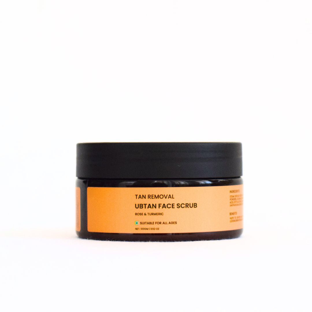 Tan Removal Ubtan Face Scrub with Rose & Turmeric